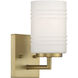 Leavenworth 1 Light 5 inch Brushed Gold Wall Sconce Wall Light